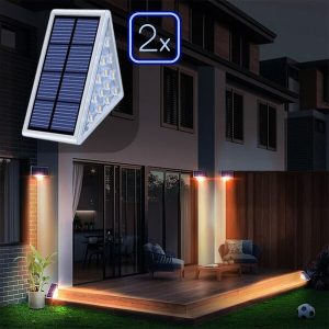 Vandtæt solcellelampe (2 stk) | LUMOSTEP