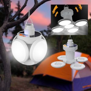Sammenklappelig 2-i-1 solarlampe | FOLDGLAZE
