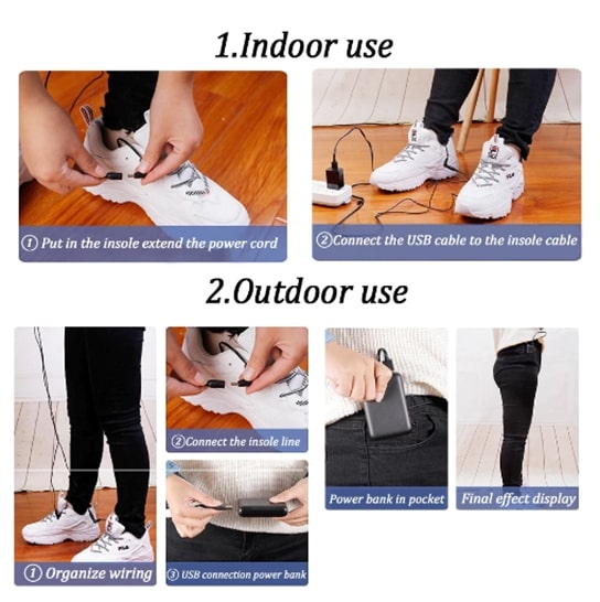HOTFEET USB såler