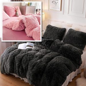 Varmt fleece-sengetøj + 2 x pudebetræk GRATIS | SNUGGBED