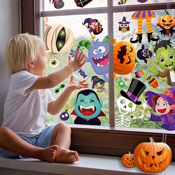Halloween pynt klistermærker