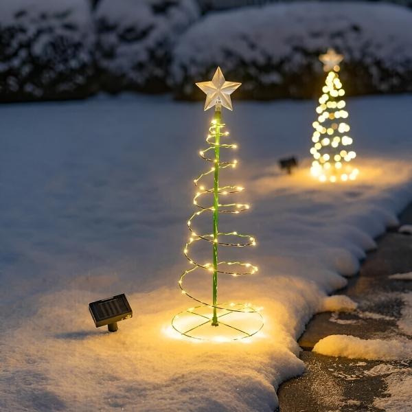 Solcelledrevet juletræ TREELUSTOR
