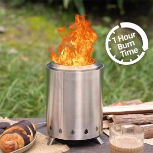 Røgfri bordpejs - ægte flamme, ingen røg, til indendørs og udendørs brug | FIRENOVA